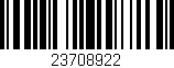 Código de barras (EAN, GTIN, SKU, ISBN): '23708922'