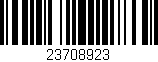 Código de barras (EAN, GTIN, SKU, ISBN): '23708923'
