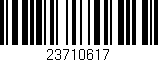 Código de barras (EAN, GTIN, SKU, ISBN): '23710617'