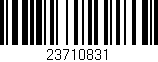 Código de barras (EAN, GTIN, SKU, ISBN): '23710831'