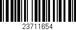 Código de barras (EAN, GTIN, SKU, ISBN): '23711654'