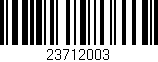Código de barras (EAN, GTIN, SKU, ISBN): '23712003'