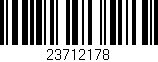 Código de barras (EAN, GTIN, SKU, ISBN): '23712178'