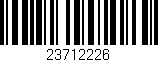 Código de barras (EAN, GTIN, SKU, ISBN): '23712226'