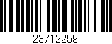 Código de barras (EAN, GTIN, SKU, ISBN): '23712259'