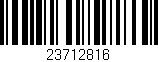 Código de barras (EAN, GTIN, SKU, ISBN): '23712816'