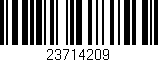 Código de barras (EAN, GTIN, SKU, ISBN): '23714209'