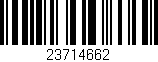 Código de barras (EAN, GTIN, SKU, ISBN): '23714662'