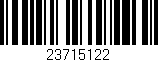 Código de barras (EAN, GTIN, SKU, ISBN): '23715122'