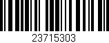 Código de barras (EAN, GTIN, SKU, ISBN): '23715303'