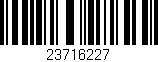 Código de barras (EAN, GTIN, SKU, ISBN): '23716227'
