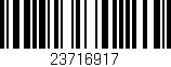 Código de barras (EAN, GTIN, SKU, ISBN): '23716917'