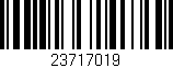 Código de barras (EAN, GTIN, SKU, ISBN): '23717019'
