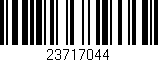 Código de barras (EAN, GTIN, SKU, ISBN): '23717044'
