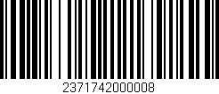 Código de barras (EAN, GTIN, SKU, ISBN): '2371742000008'