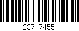Código de barras (EAN, GTIN, SKU, ISBN): '23717455'