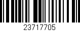Código de barras (EAN, GTIN, SKU, ISBN): '23717705'