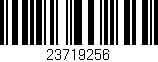 Código de barras (EAN, GTIN, SKU, ISBN): '23719256'