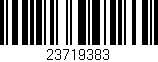 Código de barras (EAN, GTIN, SKU, ISBN): '23719383'