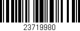 Código de barras (EAN, GTIN, SKU, ISBN): '23719980'