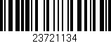 Código de barras (EAN, GTIN, SKU, ISBN): '23721134'