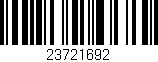 Código de barras (EAN, GTIN, SKU, ISBN): '23721692'