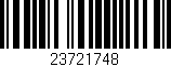 Código de barras (EAN, GTIN, SKU, ISBN): '23721748'