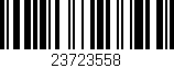 Código de barras (EAN, GTIN, SKU, ISBN): '23723558'