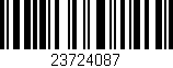 Código de barras (EAN, GTIN, SKU, ISBN): '23724087'