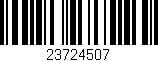 Código de barras (EAN, GTIN, SKU, ISBN): '23724507'