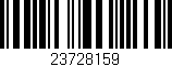 Código de barras (EAN, GTIN, SKU, ISBN): '23728159'