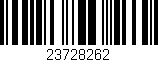 Código de barras (EAN, GTIN, SKU, ISBN): '23728262'
