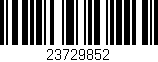 Código de barras (EAN, GTIN, SKU, ISBN): '23729852'