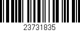 Código de barras (EAN, GTIN, SKU, ISBN): '23731835'