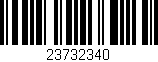 Código de barras (EAN, GTIN, SKU, ISBN): '23732340'