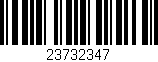 Código de barras (EAN, GTIN, SKU, ISBN): '23732347'