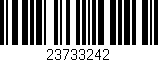 Código de barras (EAN, GTIN, SKU, ISBN): '23733242'