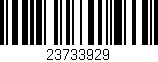 Código de barras (EAN, GTIN, SKU, ISBN): '23733929'