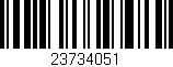 Código de barras (EAN, GTIN, SKU, ISBN): '23734051'