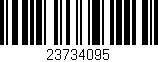 Código de barras (EAN, GTIN, SKU, ISBN): '23734095'