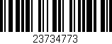 Código de barras (EAN, GTIN, SKU, ISBN): '23734773'