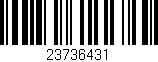 Código de barras (EAN, GTIN, SKU, ISBN): '23736431'