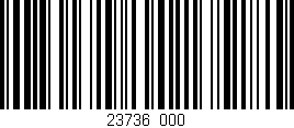 Código de barras (EAN, GTIN, SKU, ISBN): '23736/000'