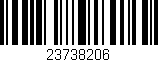 Código de barras (EAN, GTIN, SKU, ISBN): '23738206'