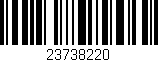 Código de barras (EAN, GTIN, SKU, ISBN): '23738220'