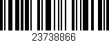 Código de barras (EAN, GTIN, SKU, ISBN): '23738866'
