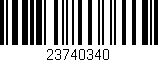 Código de barras (EAN, GTIN, SKU, ISBN): '23740340'