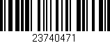 Código de barras (EAN, GTIN, SKU, ISBN): '23740471'