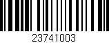 Código de barras (EAN, GTIN, SKU, ISBN): '23741003'