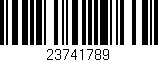 Código de barras (EAN, GTIN, SKU, ISBN): '23741789'
